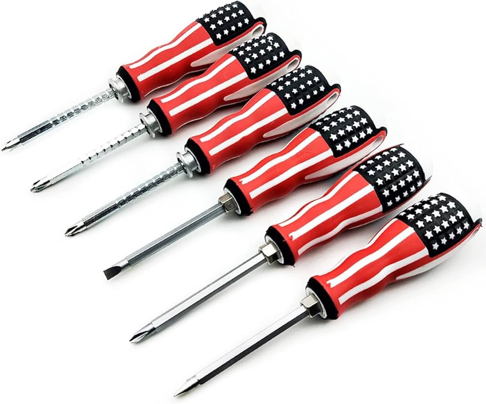 Patriotic Grip Screwdriver Set