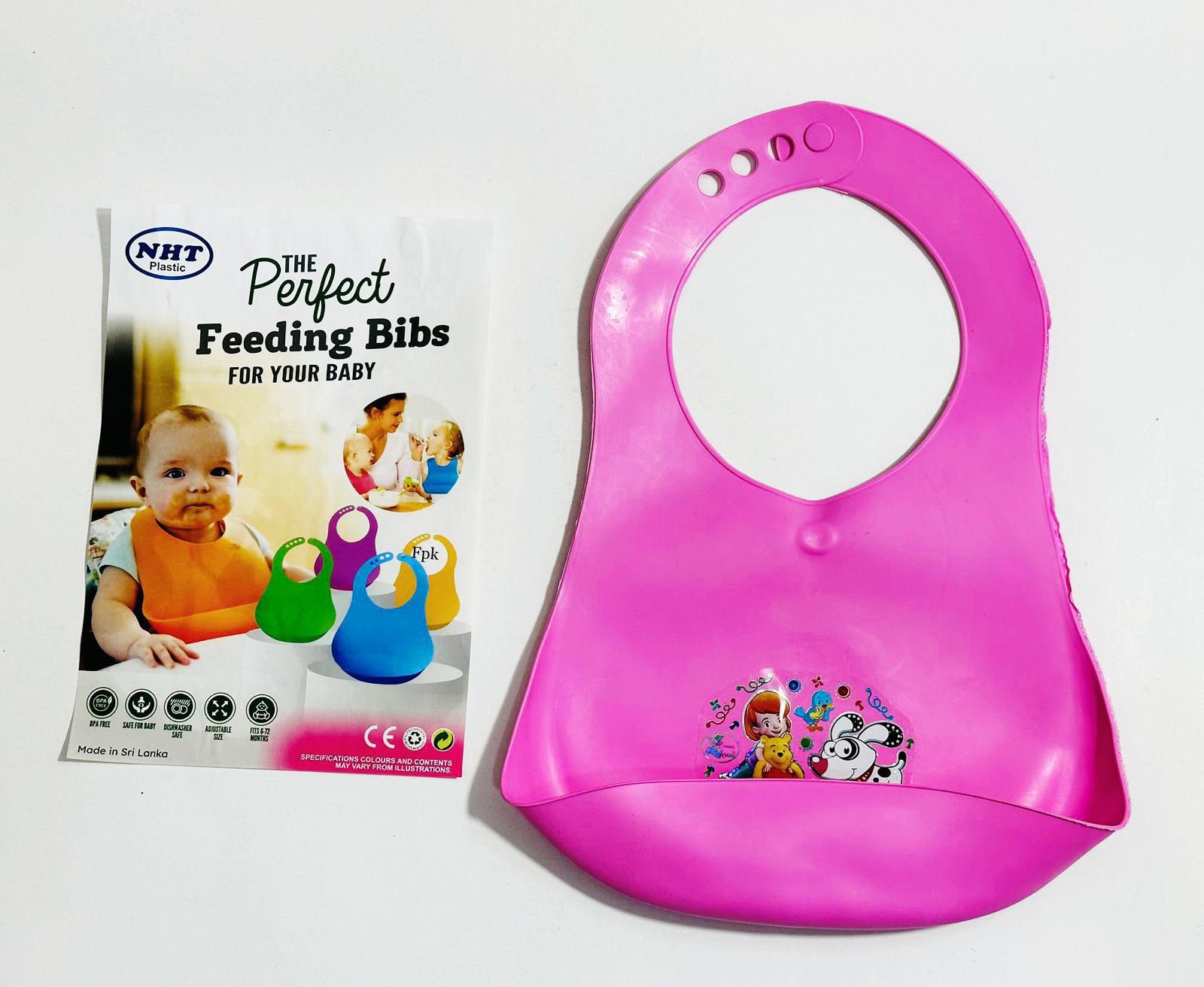 NHT "The Perfect Feeding Bibs" (Plastic/Silicone Bibs)
