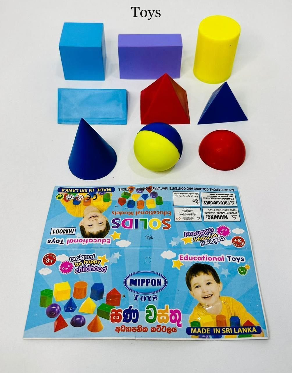 Nippons "Educational Models" Geometric Solids Set