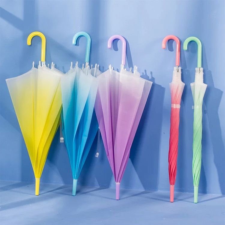 Gradient Color Transparent Umbrella