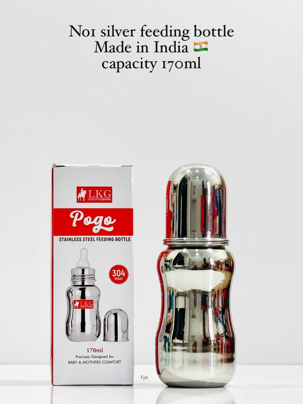 LKG Pogo Stainless Steel Feeding Bottle
