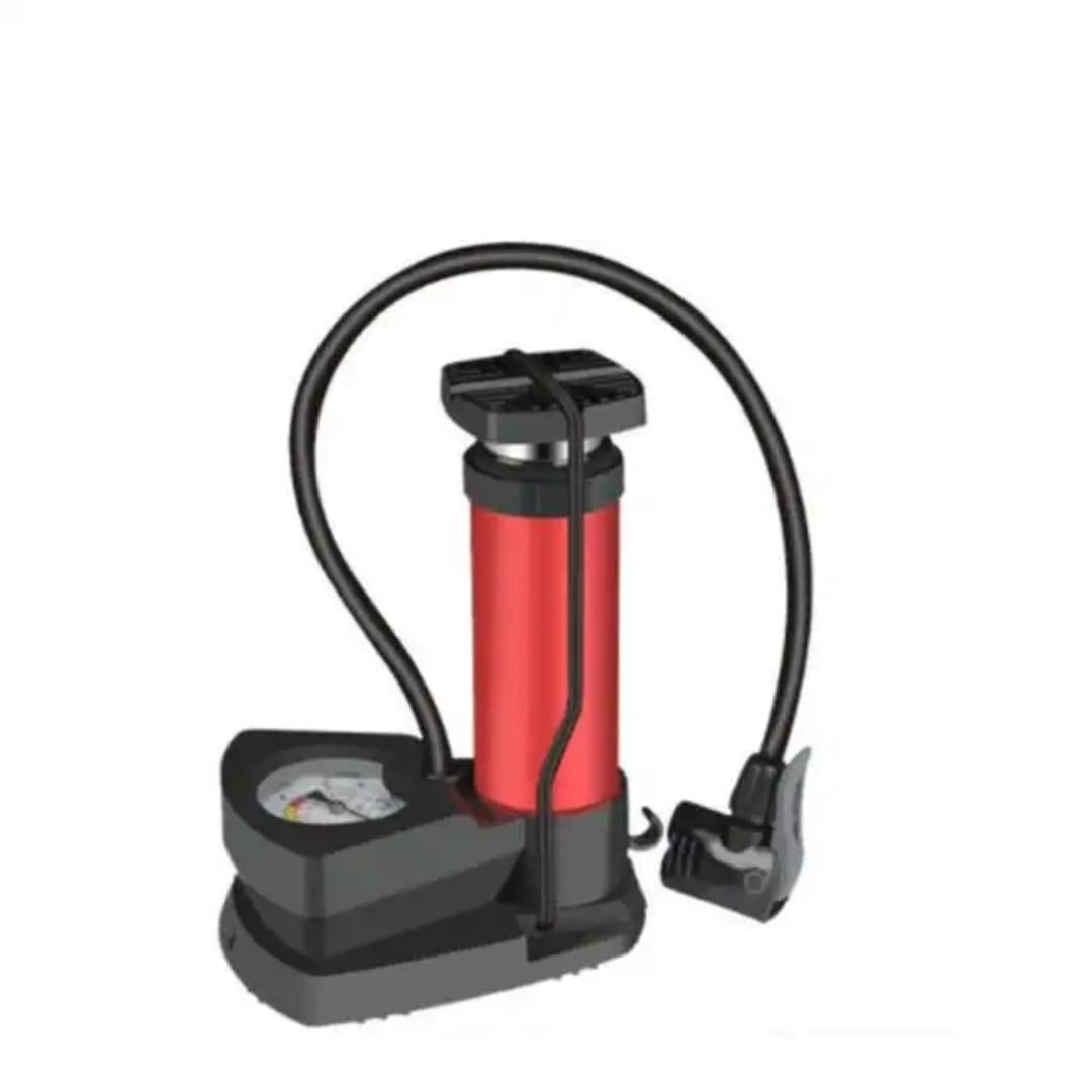 Portable High-Pressure Foot Activated Bicycle Floor Pump