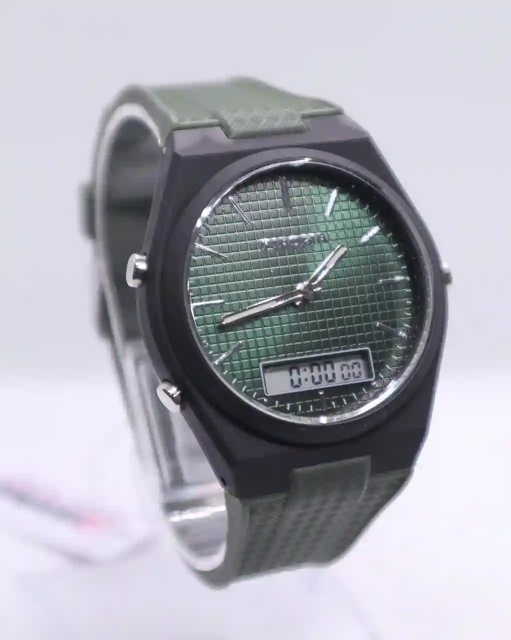 PIAOMA DUAL TIME RUBBER STRAP SPORT WATCHES