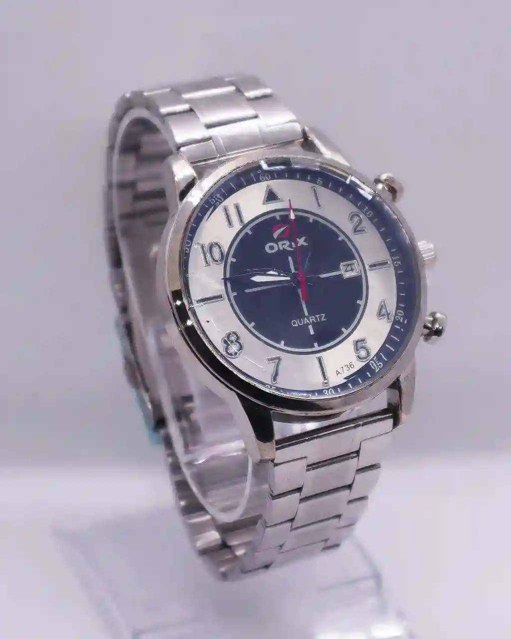 ORIX BRAND STEEL WATCHES WITH DATE FOR MEN