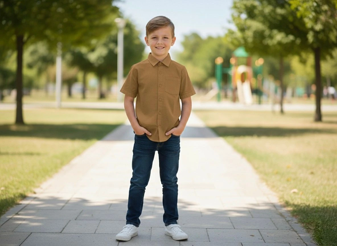 KIDS LINEN SHIRT