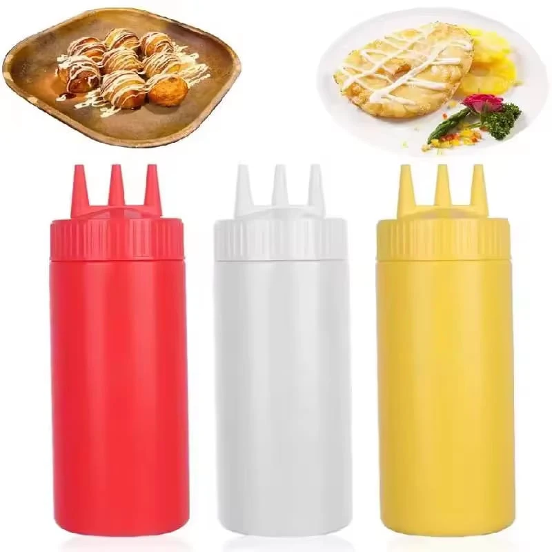 2pcs 3hole Sauce Bottle