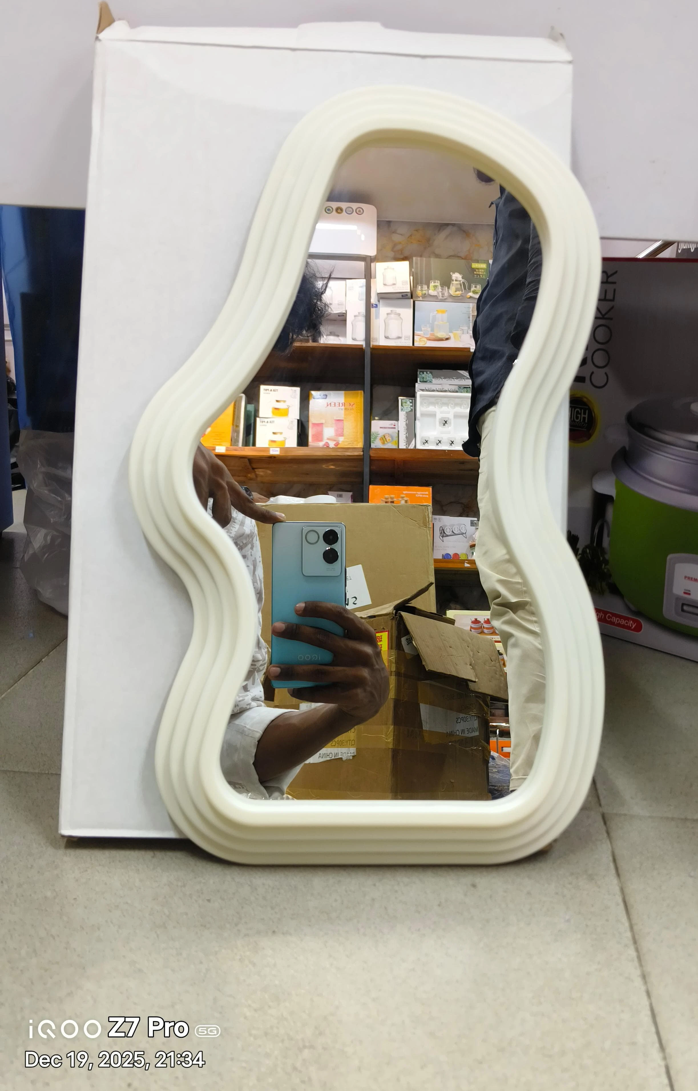 Cloud Shape Mirror 48 x 18cm