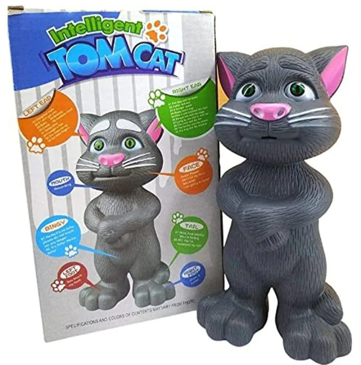 Intelligent Talking Cat Toy with Sound & Touch Sensors