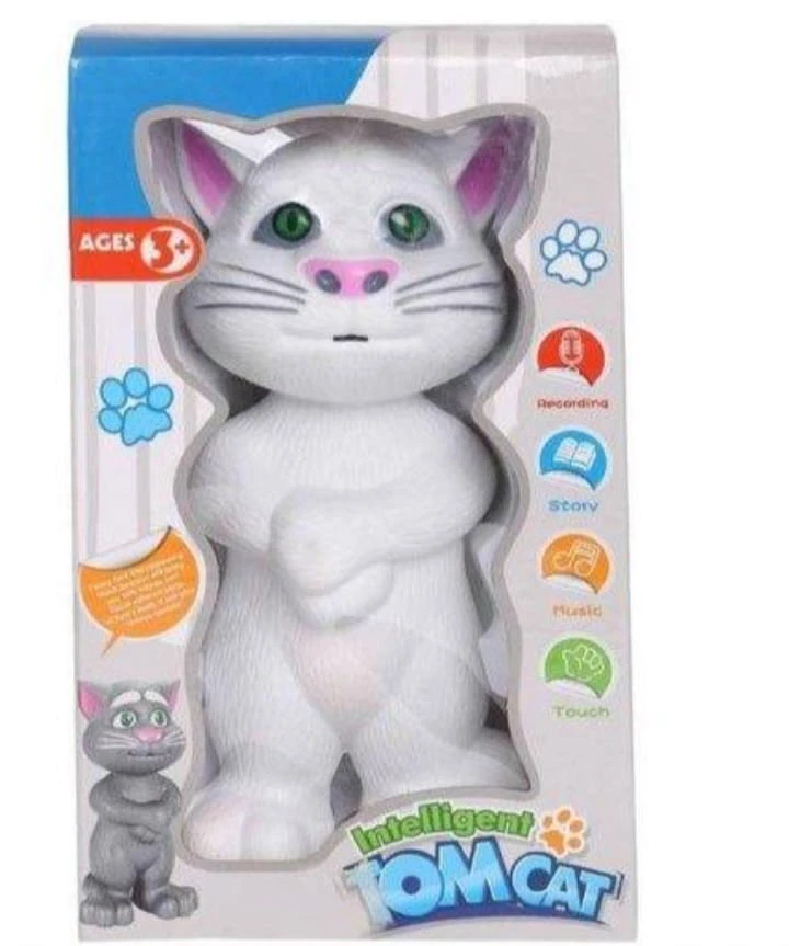 Intelligent Talking Cat Toy with Sound & Touch Sensors