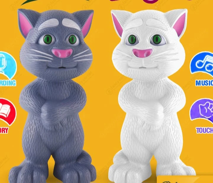 Intelligent Talking Cat Toy with Sound & Touch Sensors