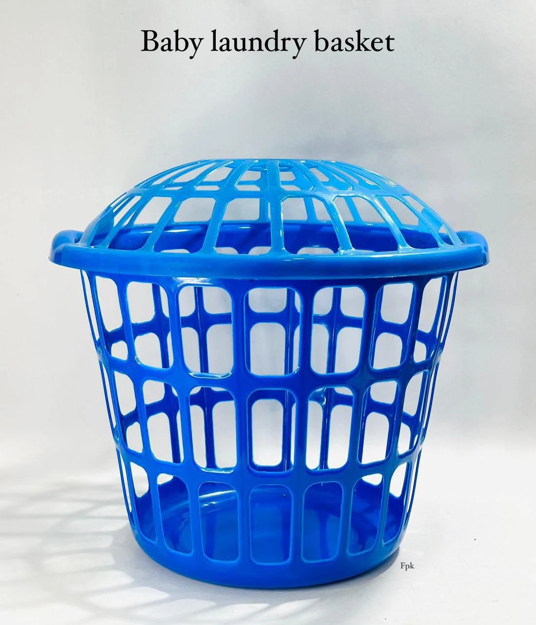 FPK Blue Plastic "Baby" Laundry Basket