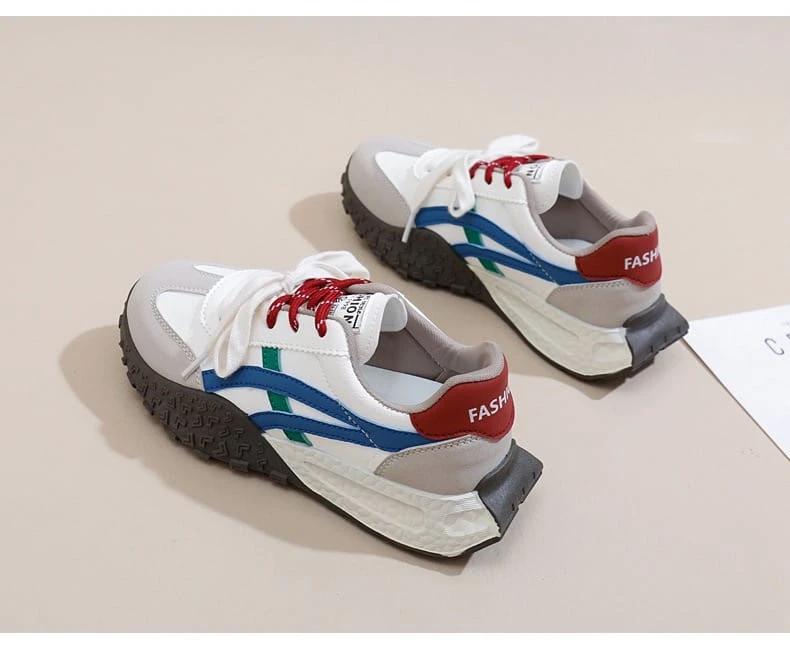 "HION FASH" Korean Style Height Increasing Trendy Sports Sneakers