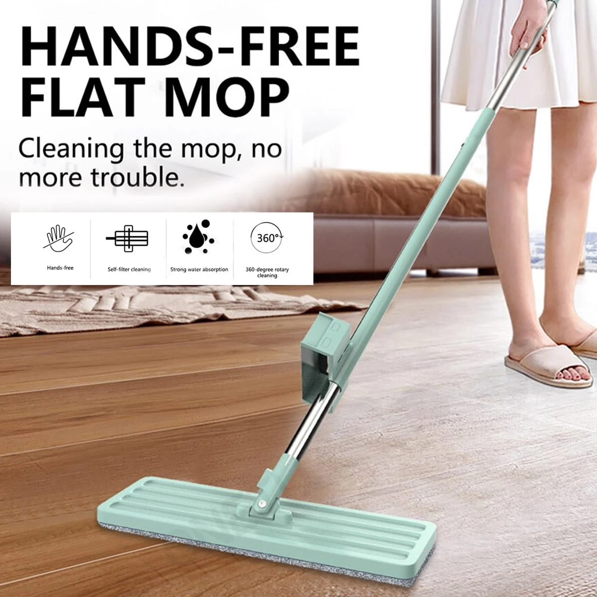 Flat Floor Squzee Mop