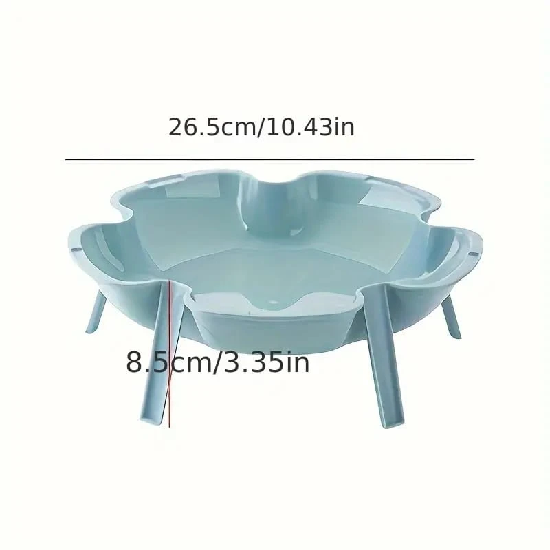 Creative Stackable Flower Plate, Dish Dessert Plate 