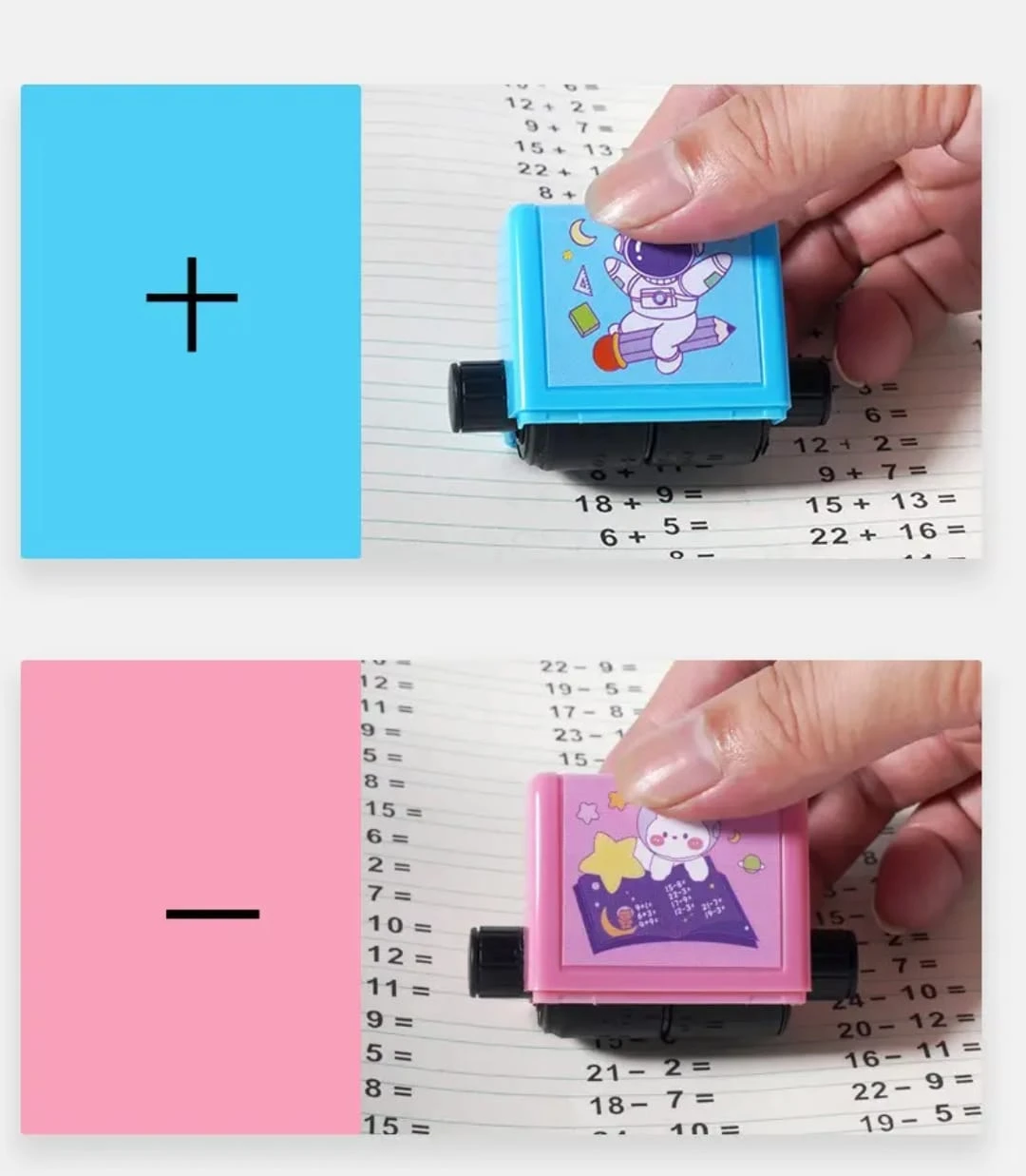 Digital Roller Math Practice Stamp