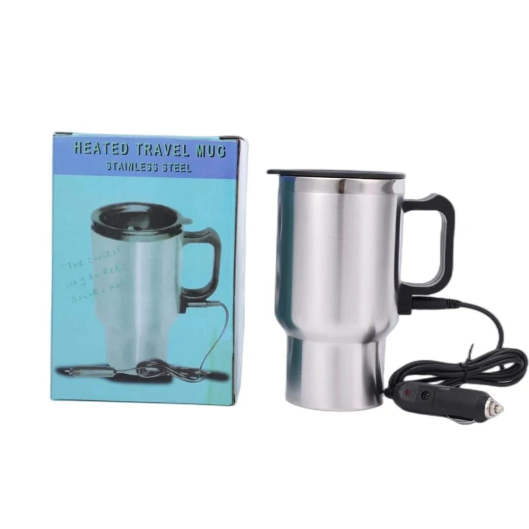 12V Stainless Steel Heated Travel Mug for Car
