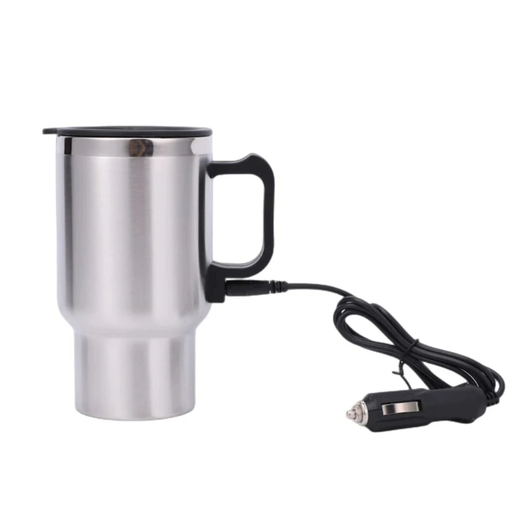 12V Stainless Steel Heated Travel Mug for Car