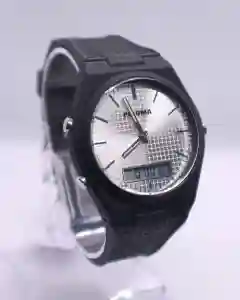 PIAOMA DUAL TIME RUBBER STRAP SPORT WATCHES