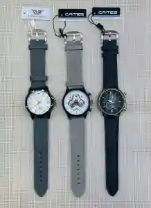 Leather watch Gents