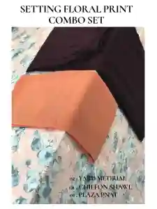SETTING FLORAL PRINT COMBO SET