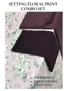 SETTING FLORAL PRINT COMBO SET