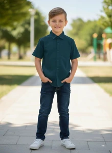 KIDS LINEN SHIRT