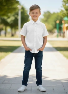 KIDS LINEN SHIRT