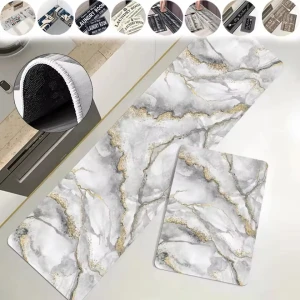2 in 1 Granite Design Kitchen Floor Carpet