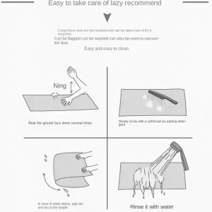 2 in 1 Granite Design Kitchen Floor Carpet