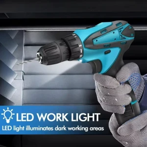 Rechargeable drill machine set Double battery