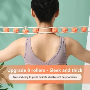 Back massager roller strip