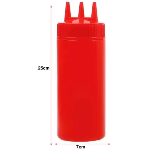 2pcs 3hole Sauce Bottle