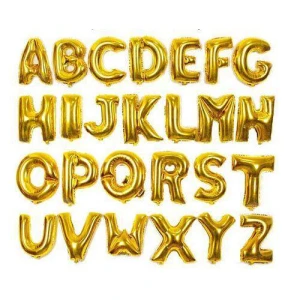 Alphabet Foil Balloons
