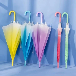 Gradient Color Transparent Umbrella