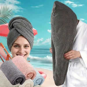 Microfiber Hair Drying Towel Wrap 