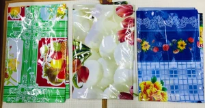 Floral & Geometric Print Waterproof PVC Tablecloths (Multi-Pack)