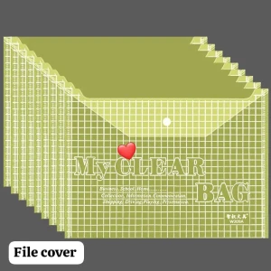 Maxi "My Clear Bag" A4 or Foolscap Plastic Document Envelope/File Folder
