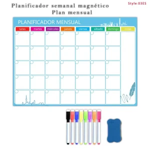 Megnatic whiteboard with pen and duster