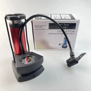 Portable High-Pressure Foot Activated Bicycle Floor Pump