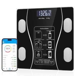 Smart Bluetooth Body Fat Scale with Mobile App Tracking