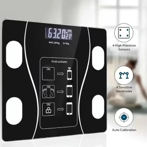 Smart Bluetooth Body Fat Scale with Mobile App Tracking