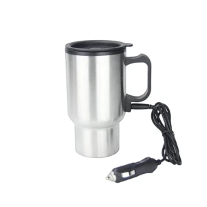 12V Stainless Steel Heated Travel Mug for Car