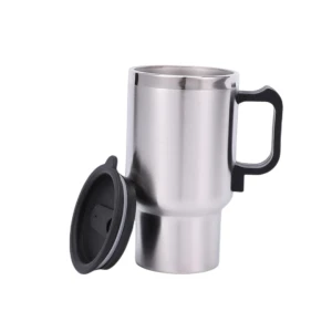 12V Stainless Steel Heated Travel Mug for Car